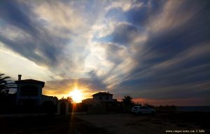 Sunset at Platja L'Almadrava - Spain