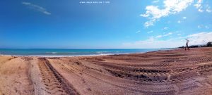 Meine Aussicht von meinem Strandplatz - Platja L'Almadrava – Spain