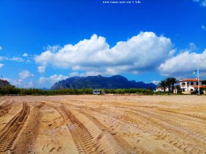 Meine Aussicht von meinem Strandplatz - Platja L'Almadrava – Spain