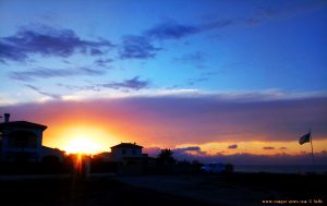 Sunset at Platja L'Almadrava – Spain