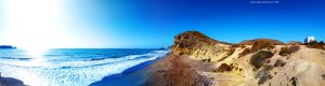 Parking at Playa de Las Palmeras - Spain - July 2020