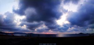 Sunset at Playa del Vivero - Playa Honda - Spain