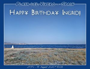 Happy Birthday Ingrid! 🎀🎁🥂🍾🎂🎊🎉✨🎇🎈