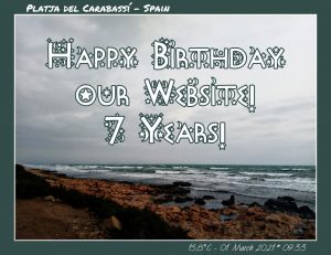 Happy Birthday unserer Webseite! Seit 7 Jahren im Netz!