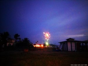 Feuerwerk am Playa del Vivero – Spain