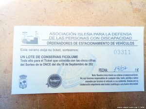 Eintritt (pro Person) für den Playa Cruce de la Redondela - Isla Cristina – Spain