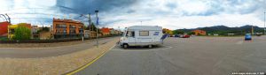 Parking in Area Sosta Camper in Sant Celoni - Spain - May 2023